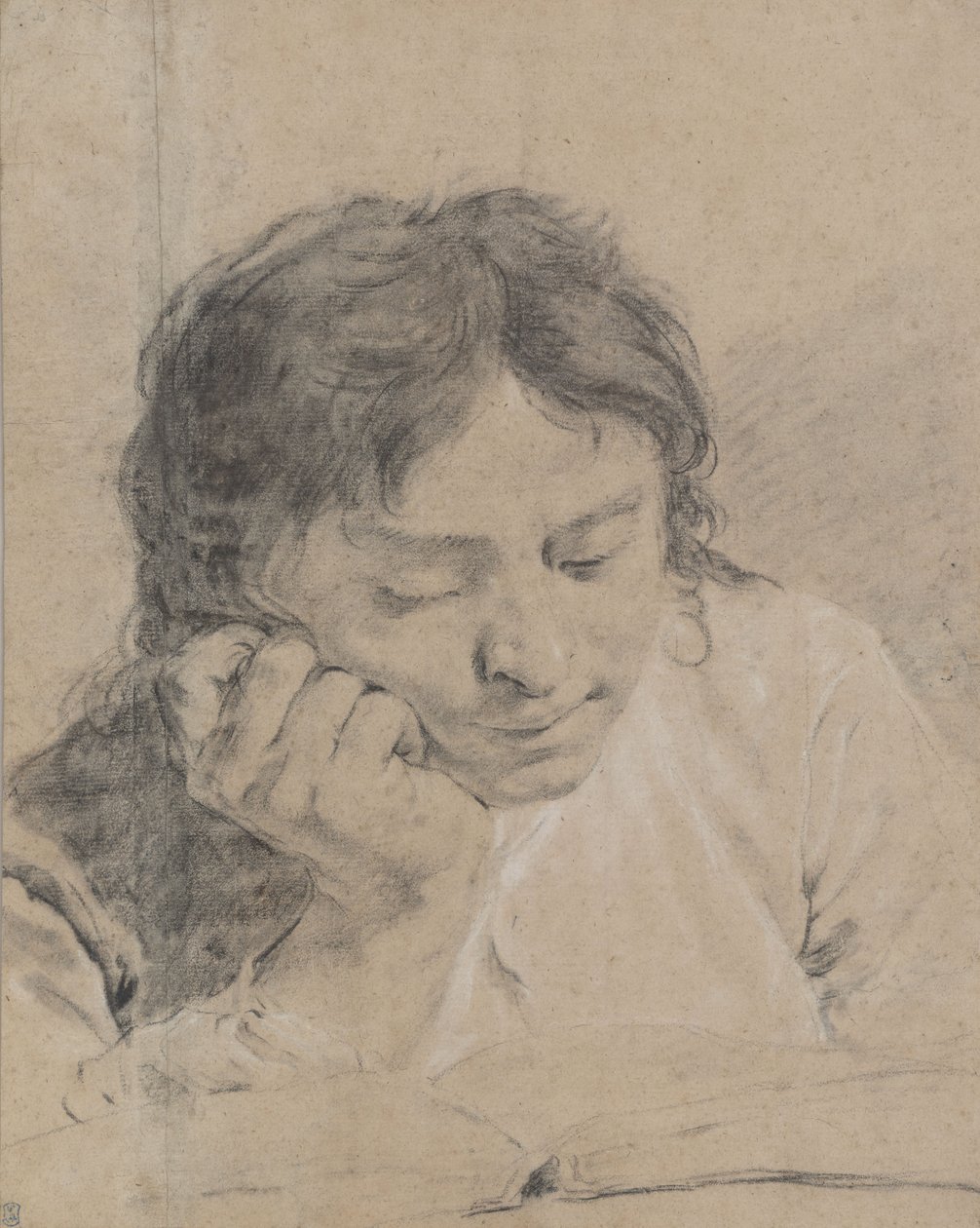Kirjaa lukeva poika tekijältä Giovanni Battista Piazzetta