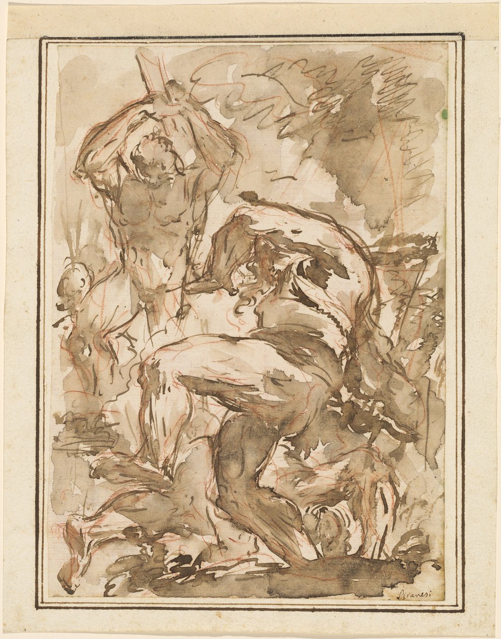 Alaston miesten taistelu tekijältä Giovanni Battista Piranesi