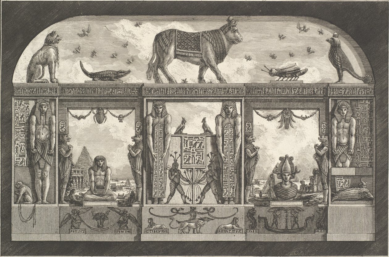 Antigo ornamento egípcio, 1769. finlandês tekijältä Giovanni Battista Piranesi