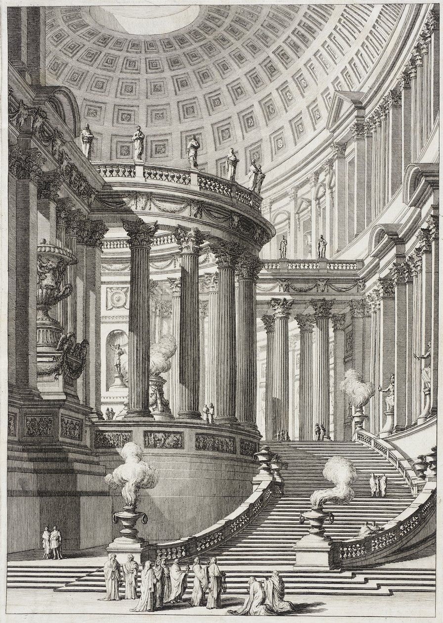 Muinainen temppeli tekijältä Giovanni Battista Piranesi