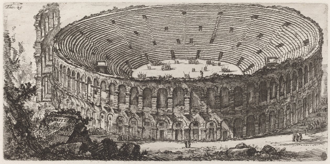 Veronan amfiteatteri tekijältä Giovanni Battista Piranesi