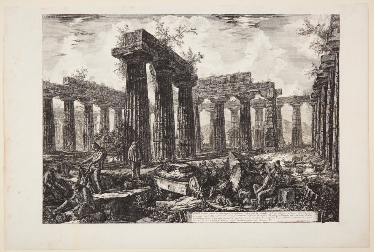 Toinen näkymä niin kutsutun amfiktyonien kollegion jäännöksistä [...] tekijältä Giovanni Battista Piranesi
