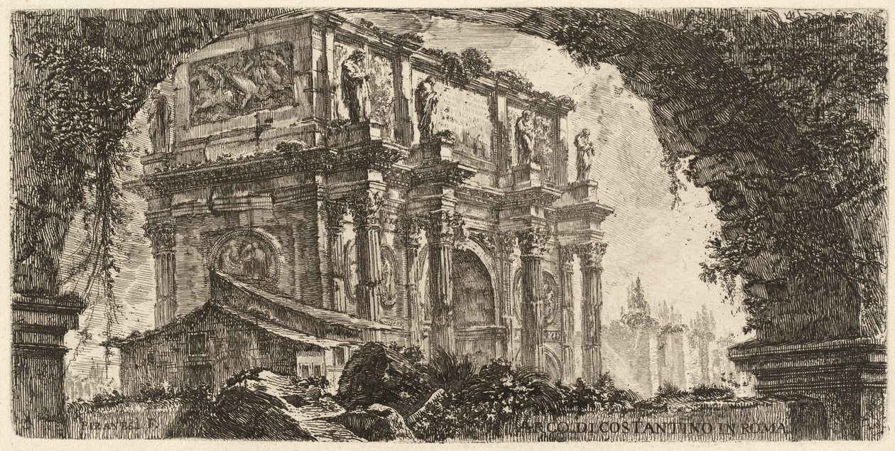 Konstantinuksen kaari tekijältä Giovanni Battista Piranesi