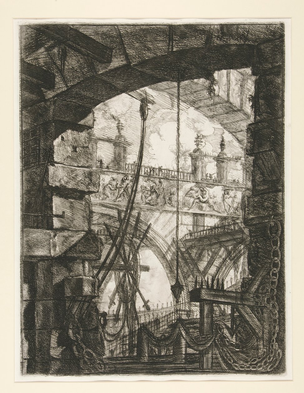 Vankilat, IV: The Grand Piazza tekijältä Giovanni Battista Piranesi
