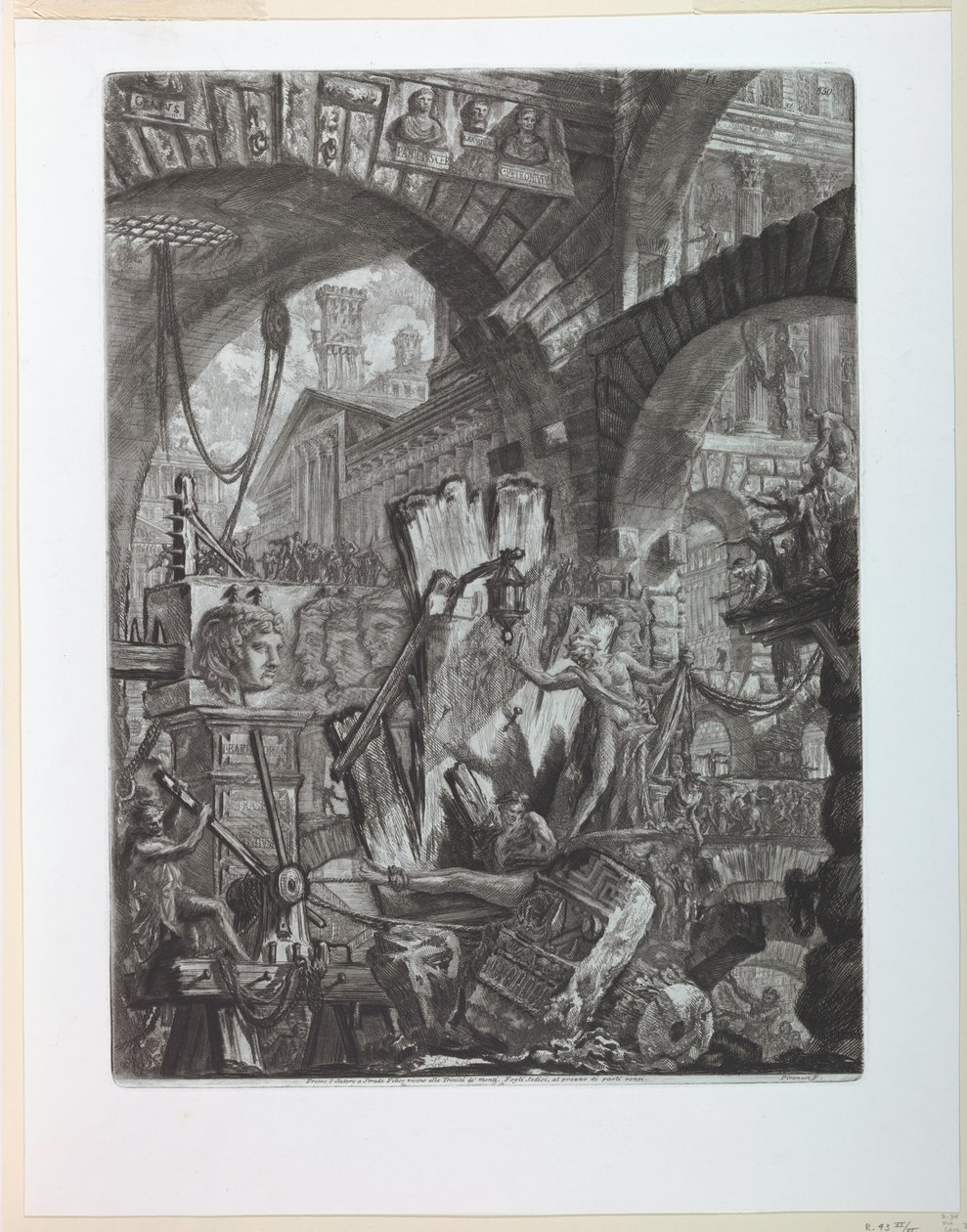 Sarjan Plate II vankilat tekijältä Giovanni Battista Piranesi