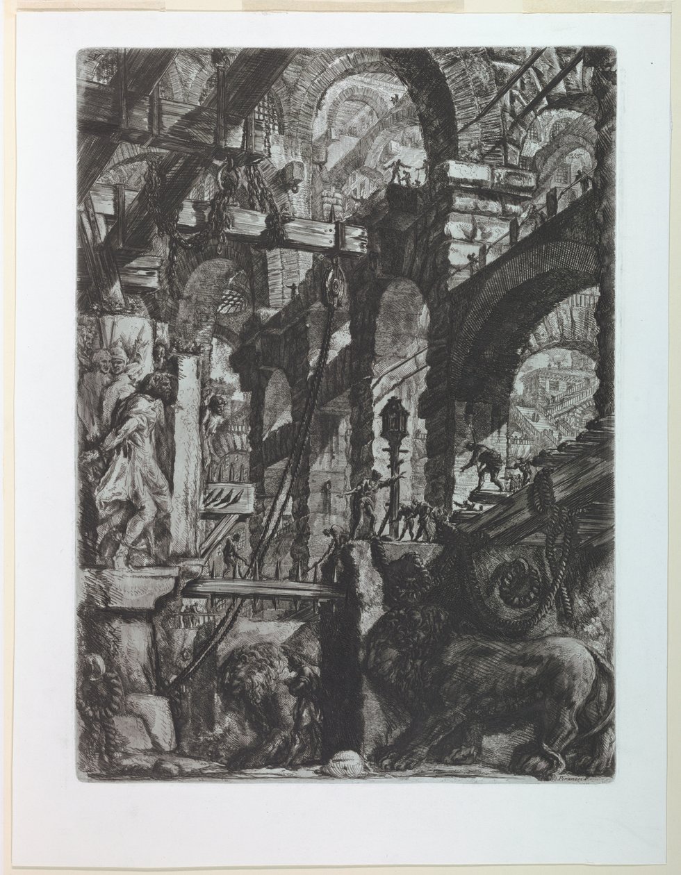 Vankilat-sarja, levy V tekijältä Giovanni Battista Piranesi