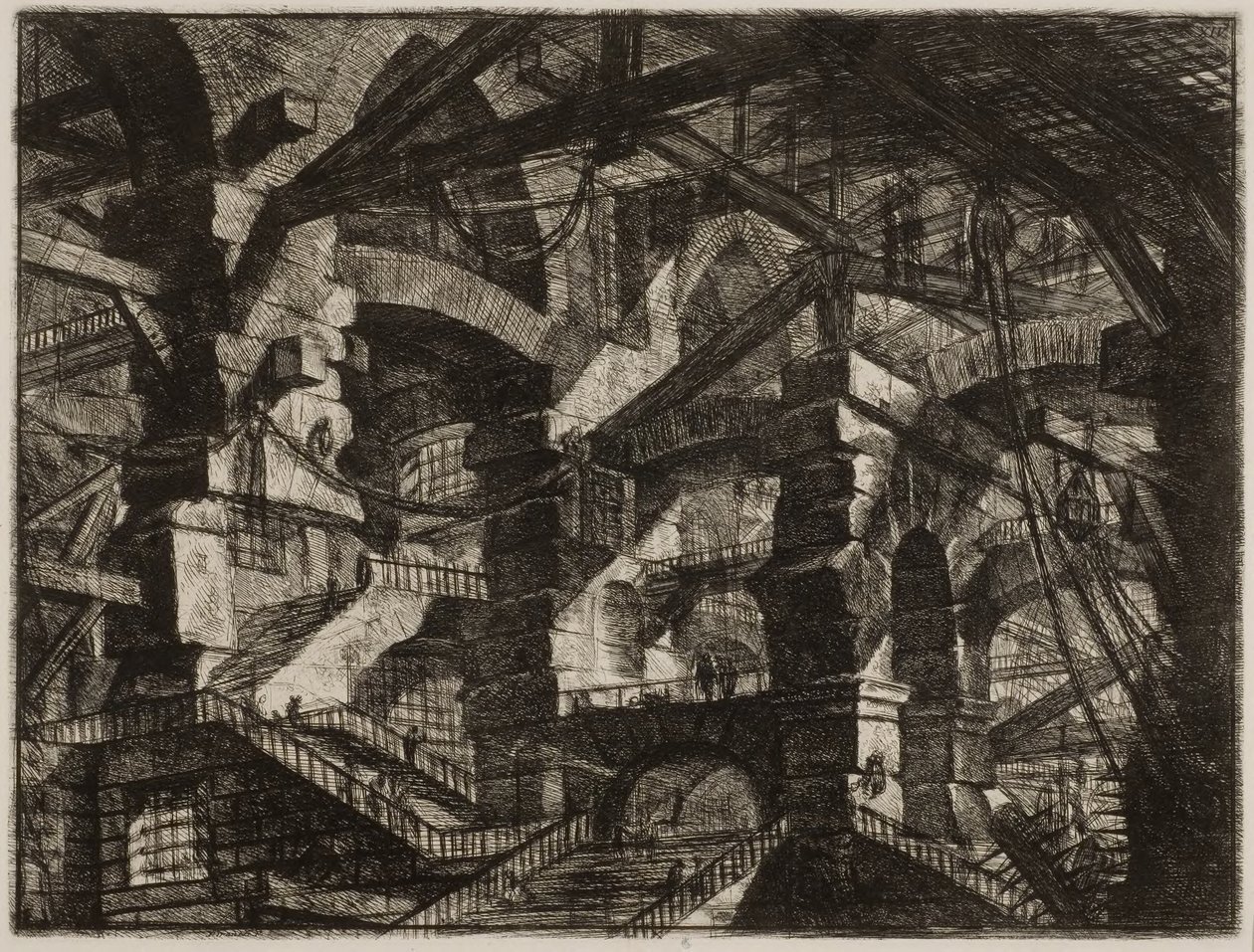 Kuvitellut vankilat XIV tekijältä Giovanni Battista Piranesi