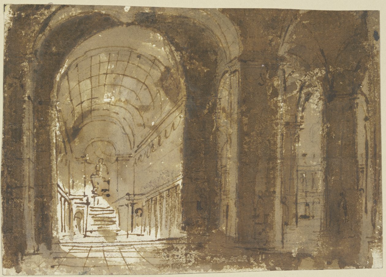Kirkon sisätila tekijältä Giovanni Battista Piranesi