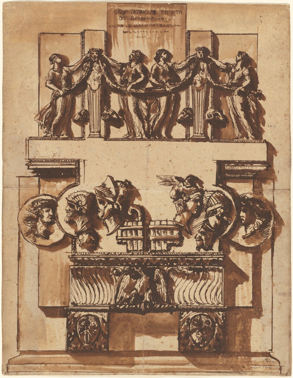 Fantasia upeasta seinämonumentista tekijältä Giovanni Battista Piranesi