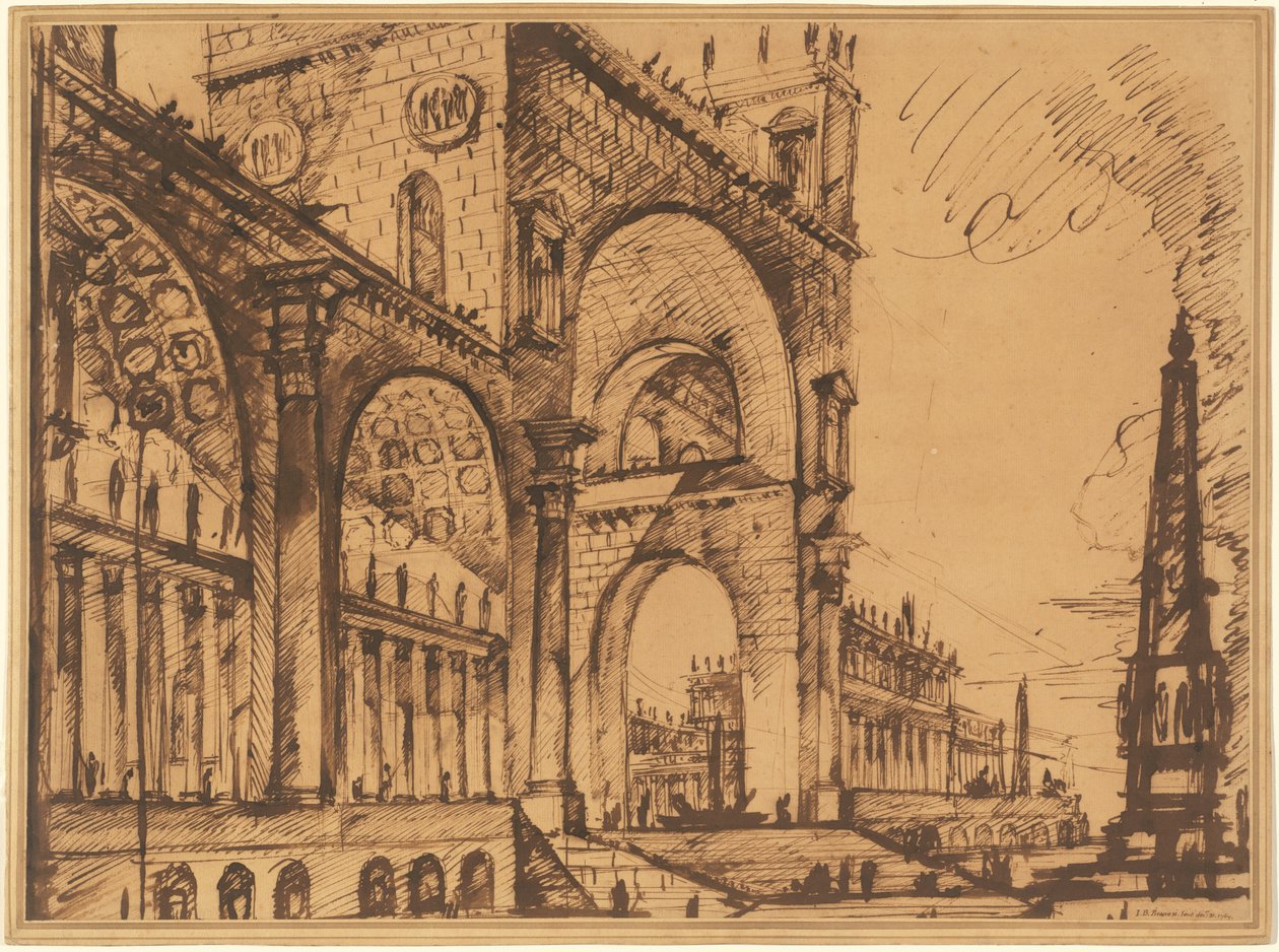 Fantasia suurenmoisesta riemukaaresta tekijältä Giovanni Battista Piranesi