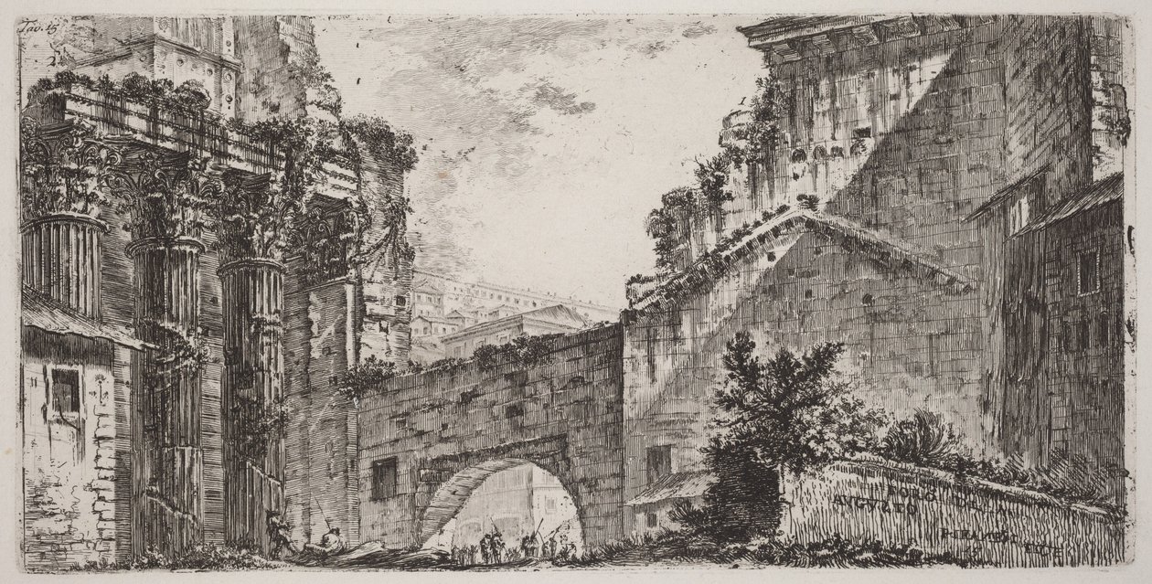 Augustuksen forum tekijältä Giovanni Battista Piranesi