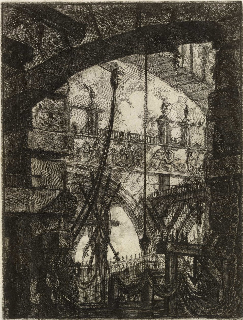Sarjasta The Imaginary Prisons tekijältä Giovanni Battista Piranesi