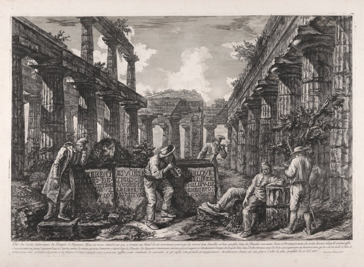 Etukappale, eri näkymistä tekijältä Giovanni Battista Piranesi