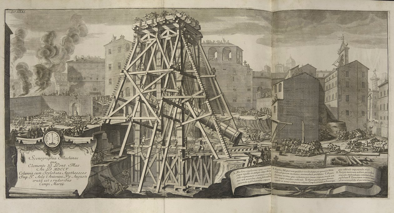 Giovanni Battista Piranesi, Royal Society of Antiquaries, The Campus Martius of Ancient Rome, jäsen tekijältä Giovanni Battista Piranesi