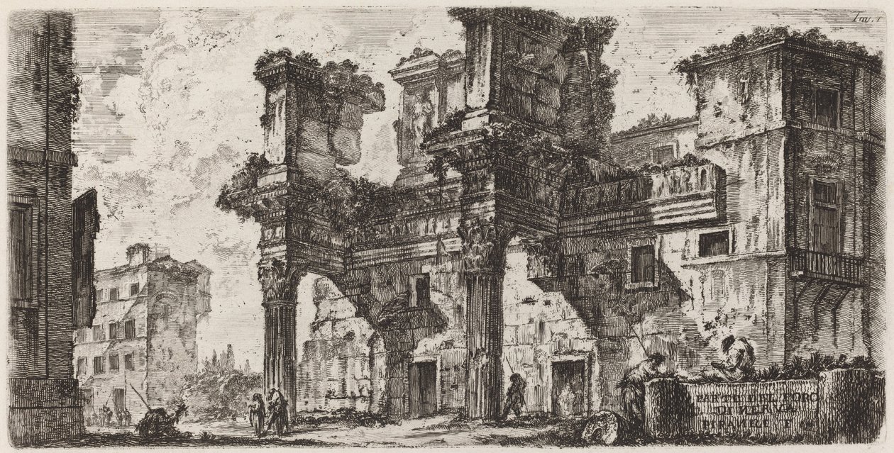 Osa Nervan foorumia tekijältä Giovanni Battista Piranesi