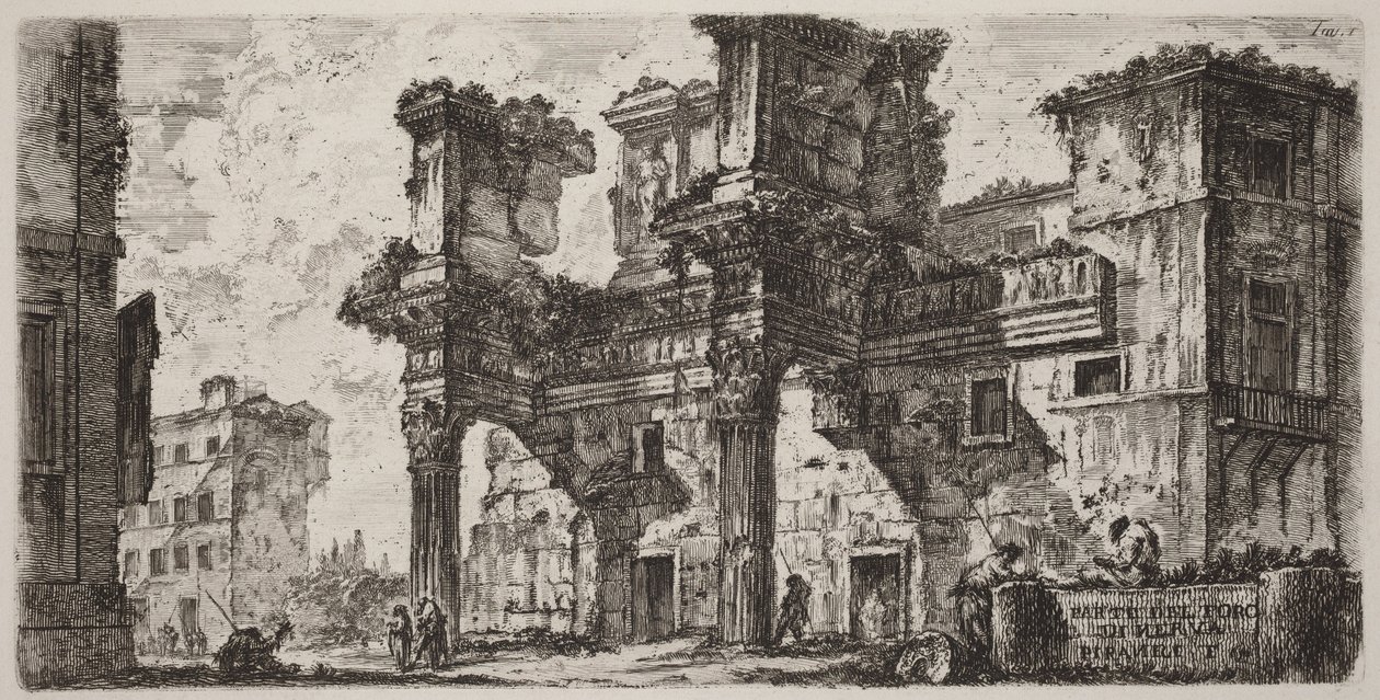 Osa Nervan forumia tekijältä Giovanni Battista Piranesi