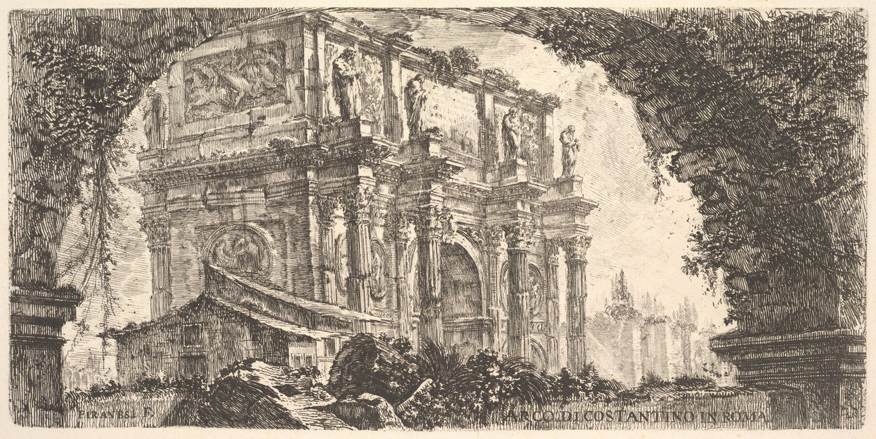 Levy 9: Konstantinuksen kaari Roomassa Konstantinuksen kaari Roomassa, n. 1748. tekijältä Giovanni Battista Piranesi