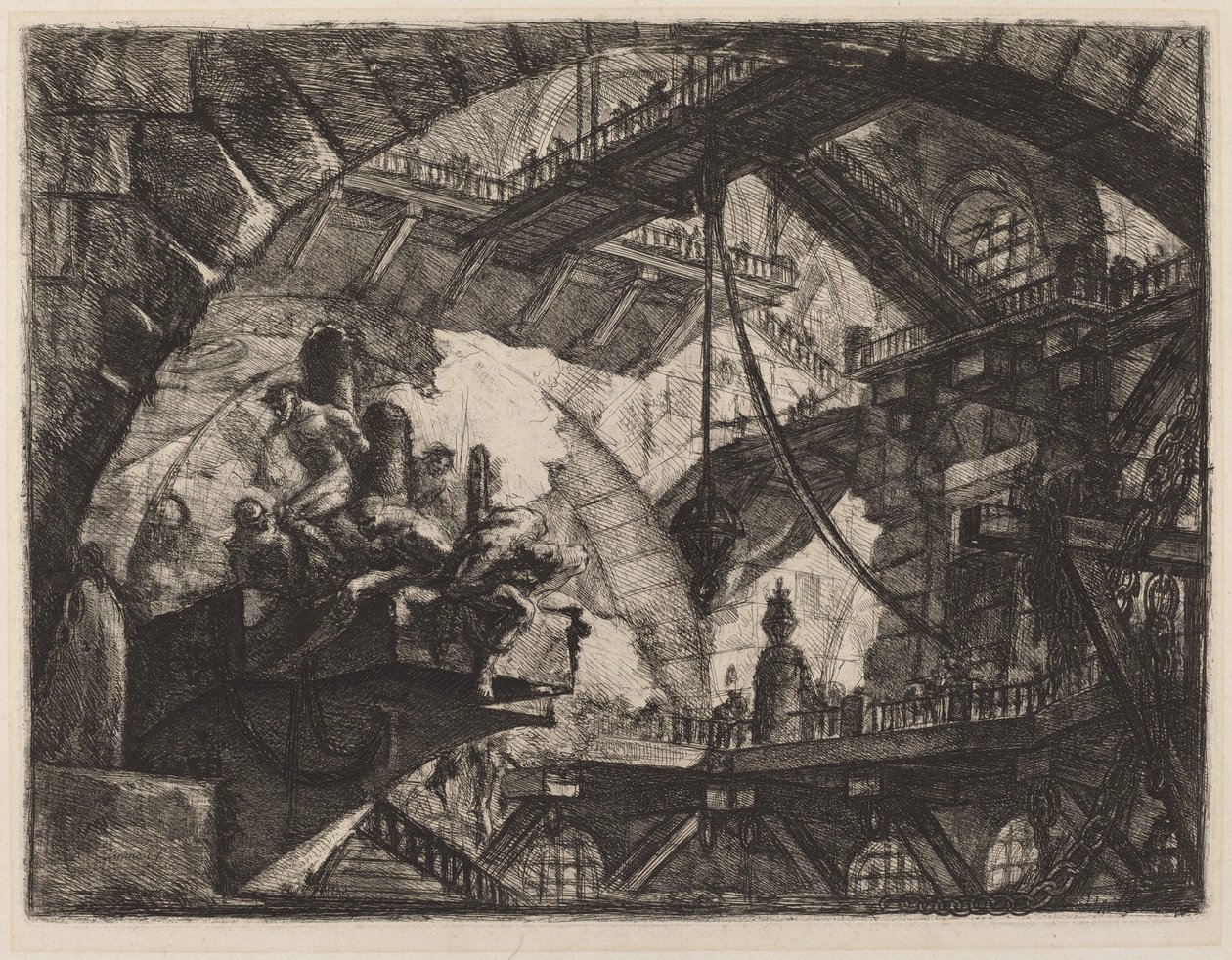 Vangit heijastusalustalla tekijältä Giovanni Battista Piranesi