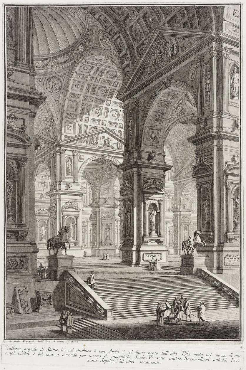 Veistosgalleria tekijältä Giovanni Battista Piranesi