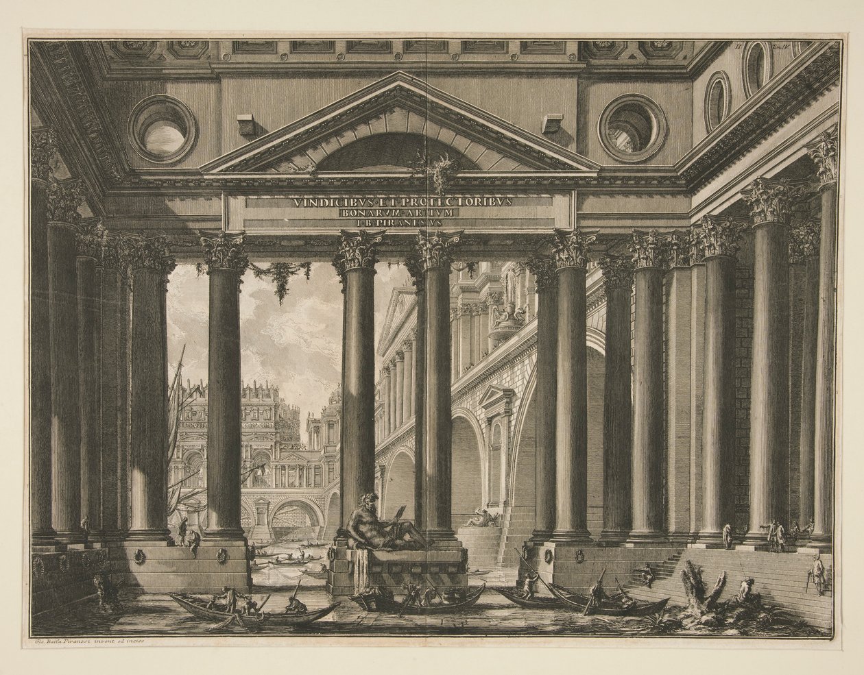 Le Antichitin IV osan toinen etukappale? Romane tekijältä Giovanni Battista Piranesi