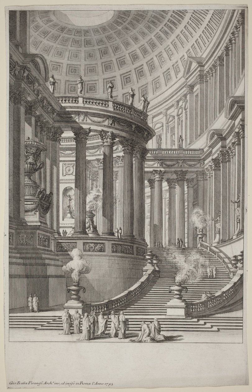 Antiikin temppeli tekijältä Giovanni Battista Piranesi