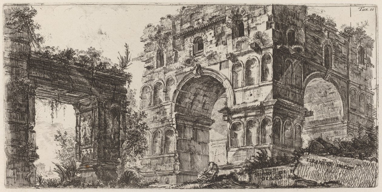 Dianan temppeli tekijältä Giovanni Battista Piranesi