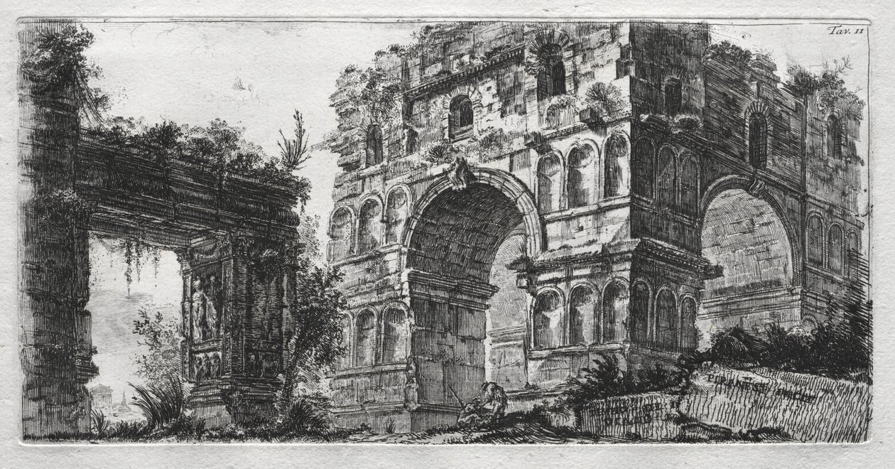 Dianan temppeli tekijältä Giovanni Battista Piranesi