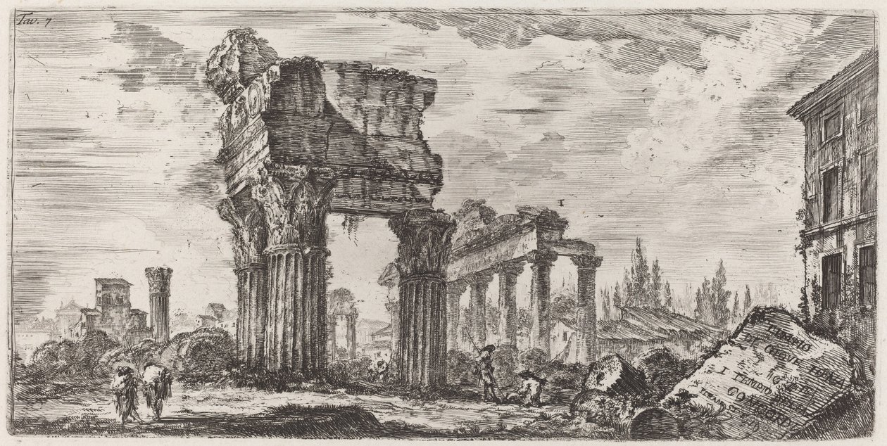 Jupiter Thunderin temppeli tekijältä Giovanni Battista Piranesi