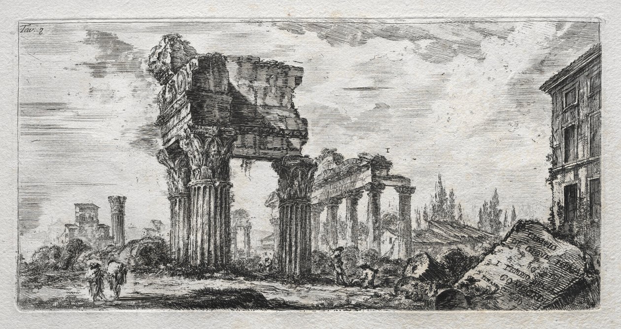 Jupiter Thunderin temppeli. tekijältä Giovanni Battista Piranesi