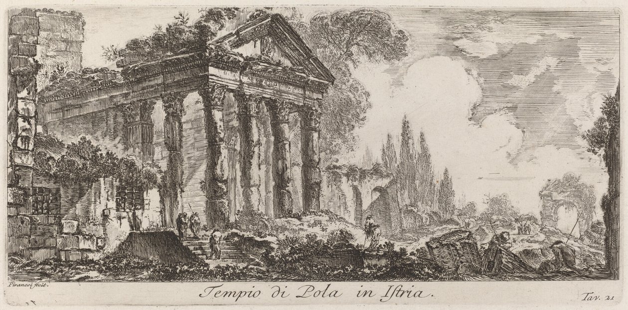 Pula Istrian temppeli tekijältä Giovanni Battista Piranesi