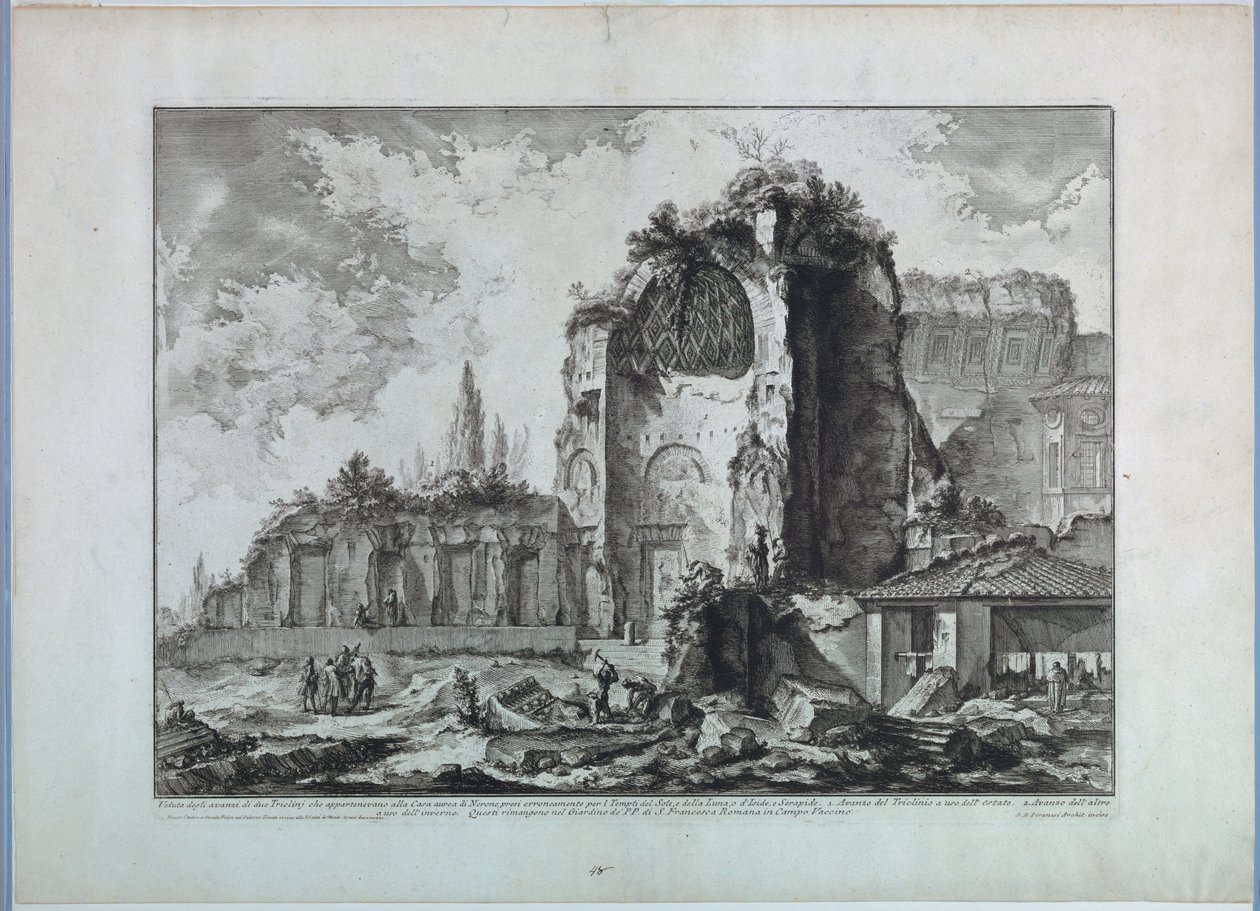 Temple de Venus en romefinès tekijältä Giovanni Battista Piranesi