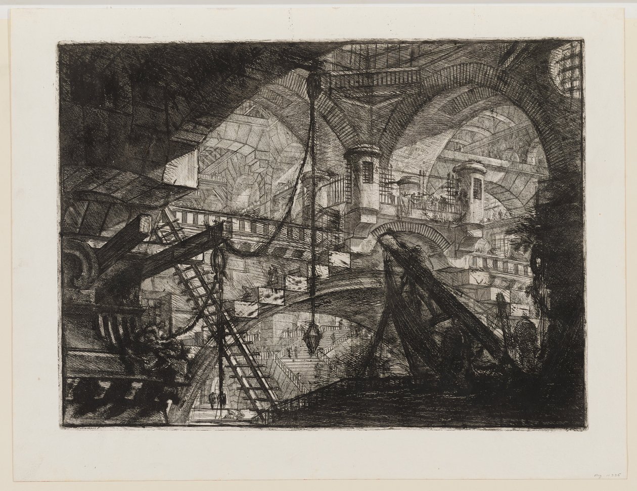 Kaari simpukkakoristeineen tekijältä Giovanni Battista Piranesi