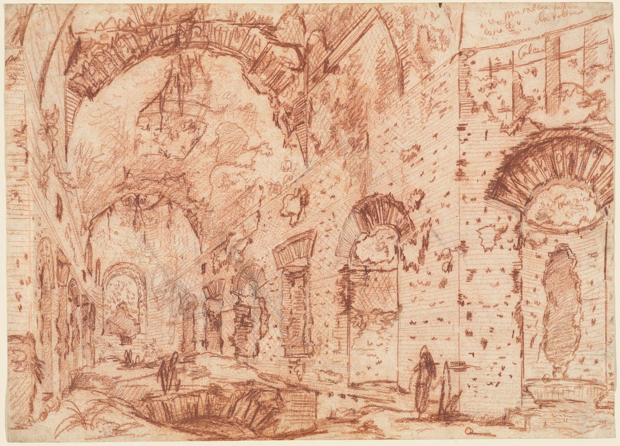 Villa Adrianan "Canopus" Tivolissa tekijältä Giovanni Battista Piranesi