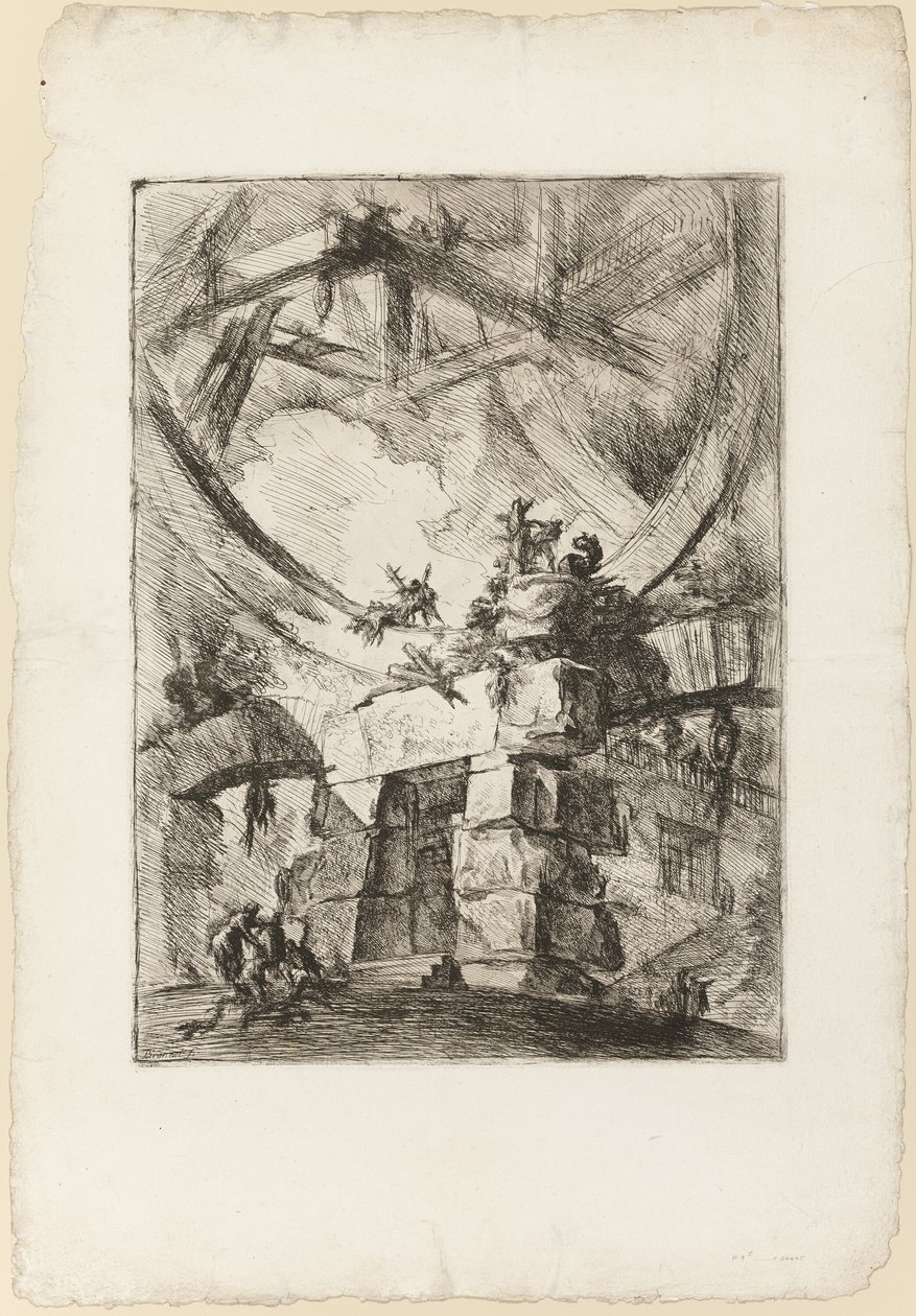 Carceri, levy 9 tekijältä Giovanni Battista Piranesi