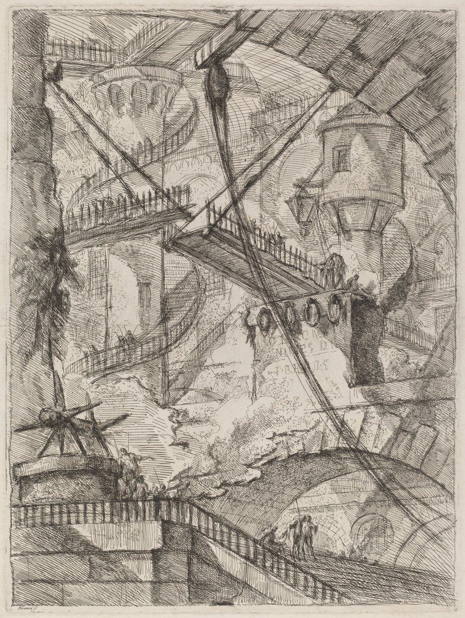 Drawbridge tekijältä Giovanni Battista Piranesi