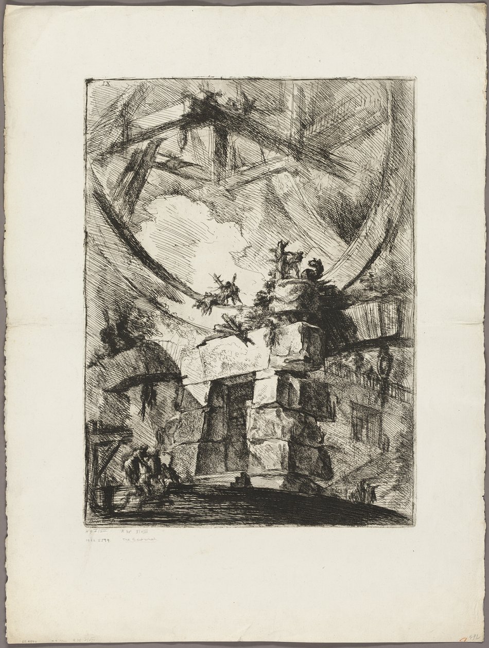 Giant Wheel, levy 9 Imaginary Prisonsista tekijältä Giovanni Battista Piranesi
