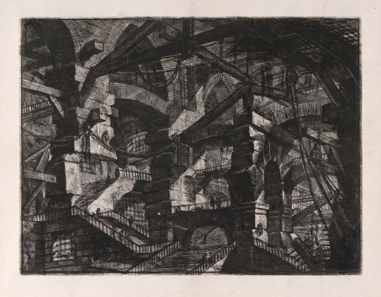Goottilainen kaari, levy 14 alkaen Carceri d tekijältä Giovanni Battista Piranesi