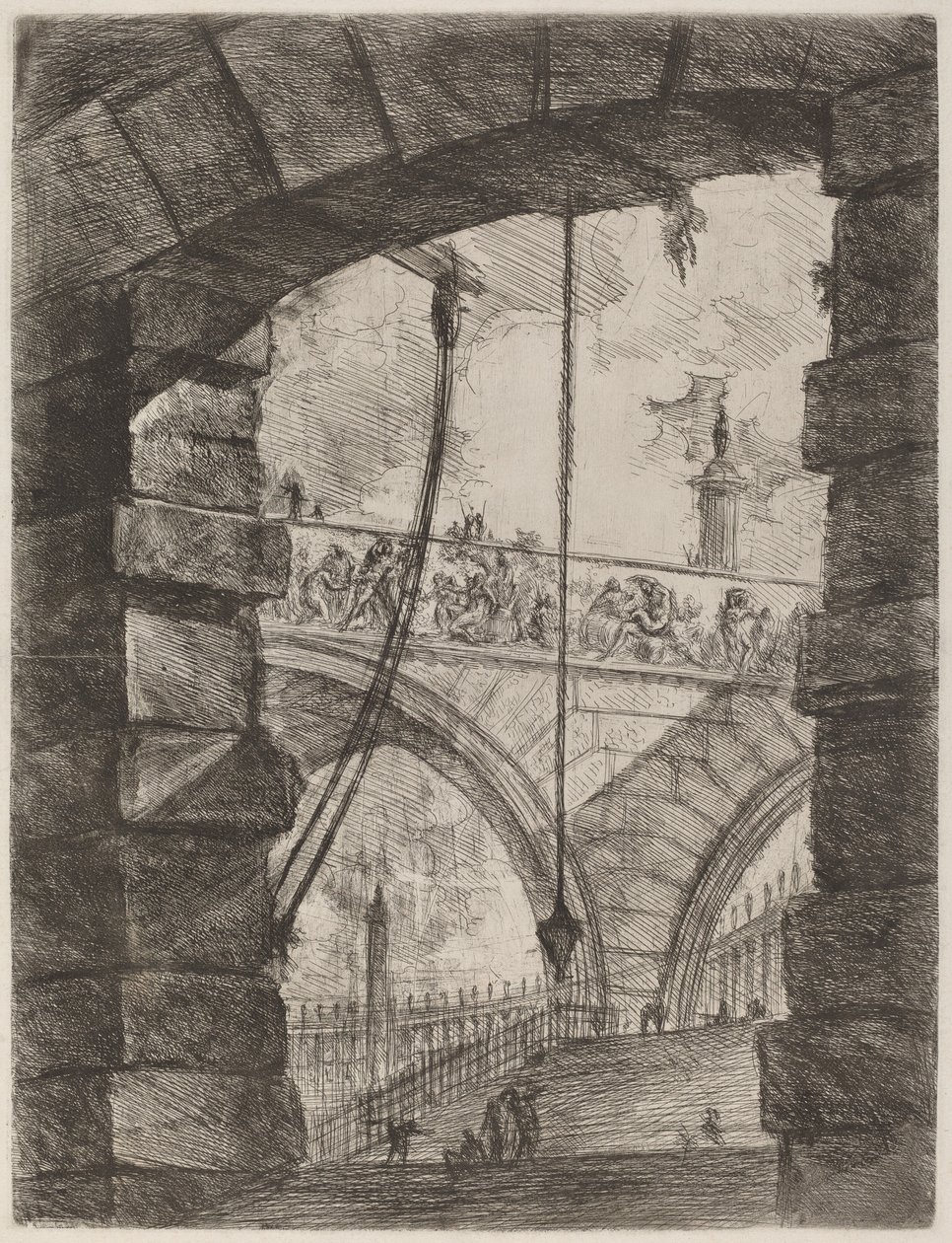 Grand Piazza tekijältä Giovanni Battista Piranesi