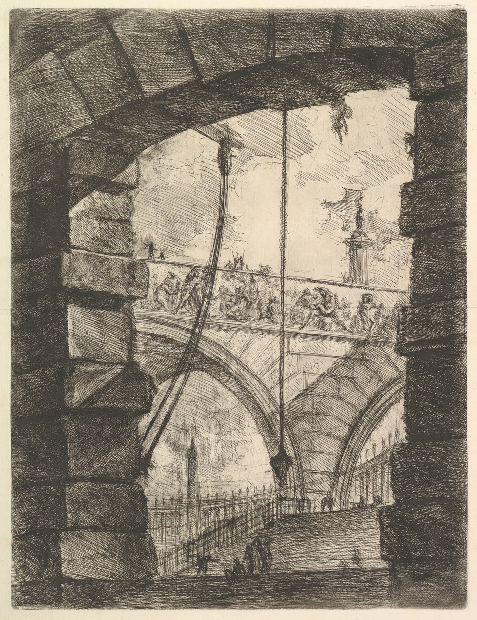 Grand Piazza, Imaginary Prisonsista, n. 1749-50. tekijältä Giovanni Battista Piranesi