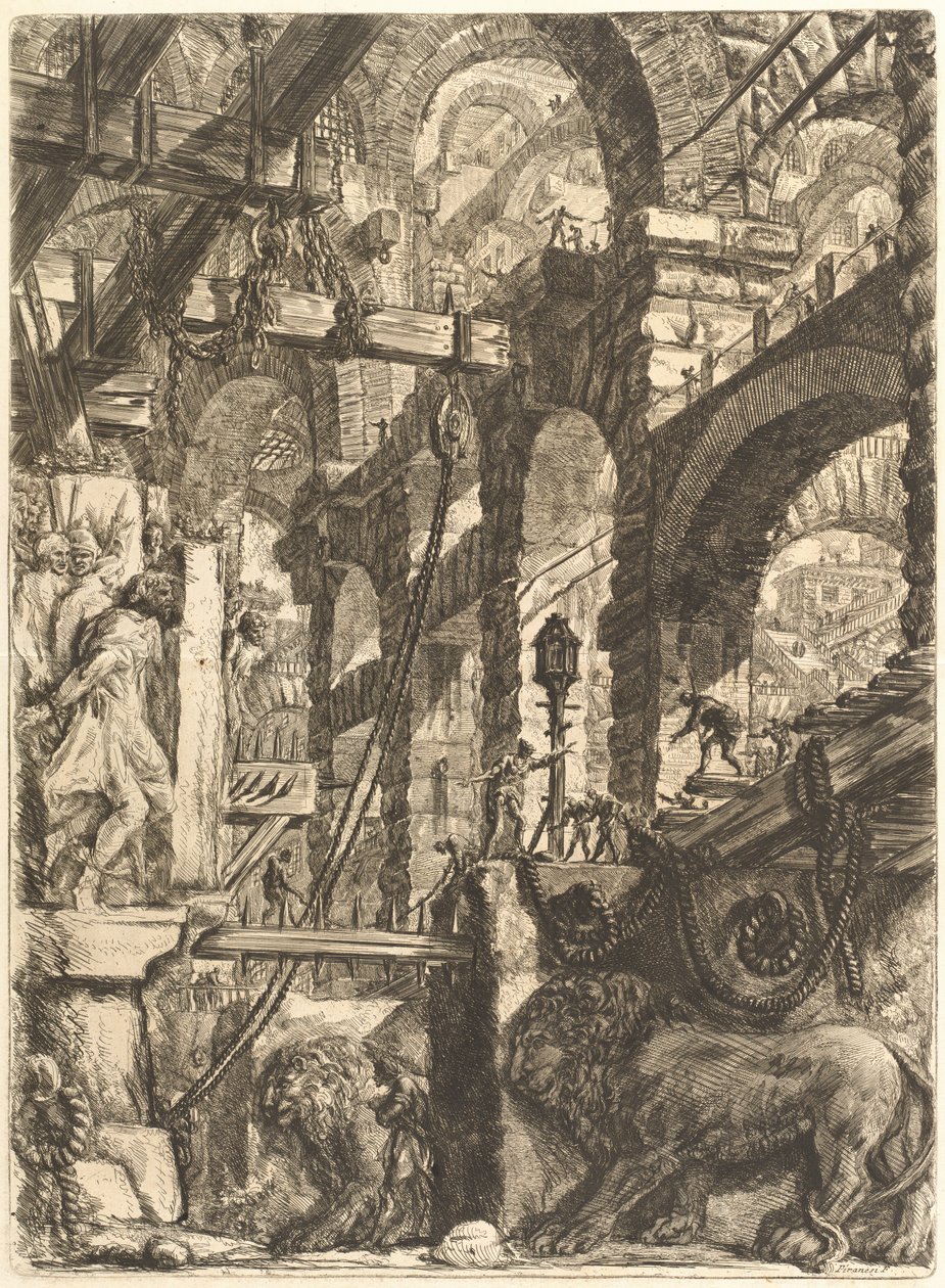 Leijonan kohokuviot tekijältä Giovanni Battista Piranesi