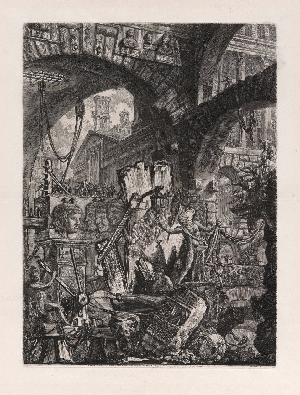 The Man on the Rack, levy 2, Carceri d tekijältä Giovanni Battista Piranesi