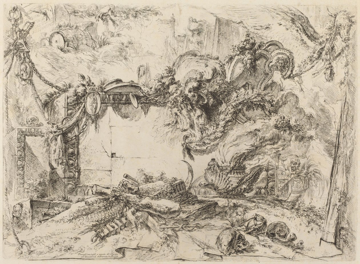 Monumentaalinen tabletti tekijältä Giovanni Battista Piranesi