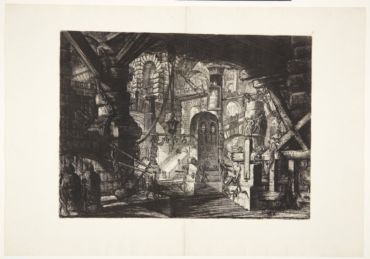 Laituri ketjuilla tekijältä Giovanni Battista Piranesi