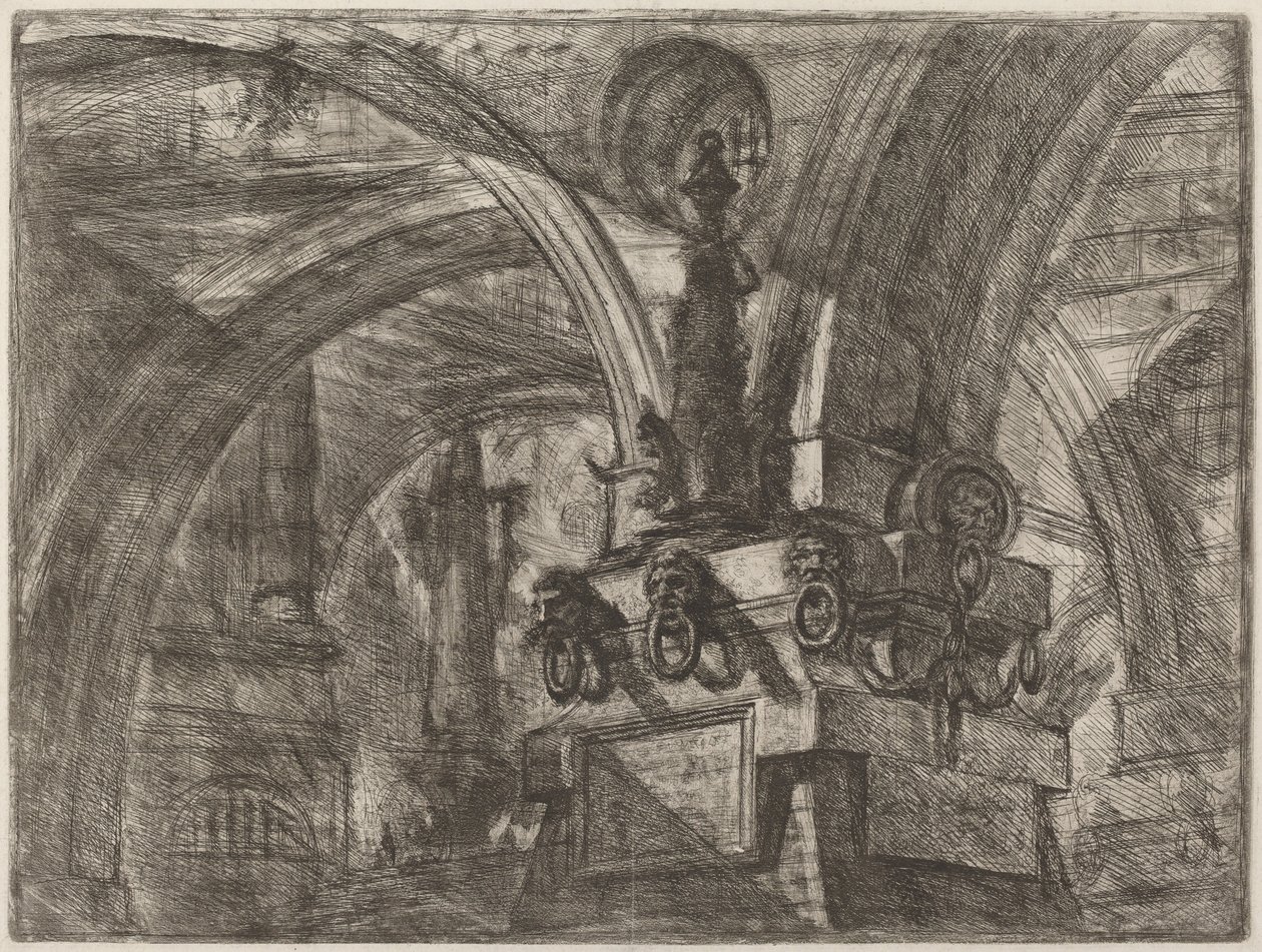 Laituri lampulla tekijältä Giovanni Battista Piranesi
