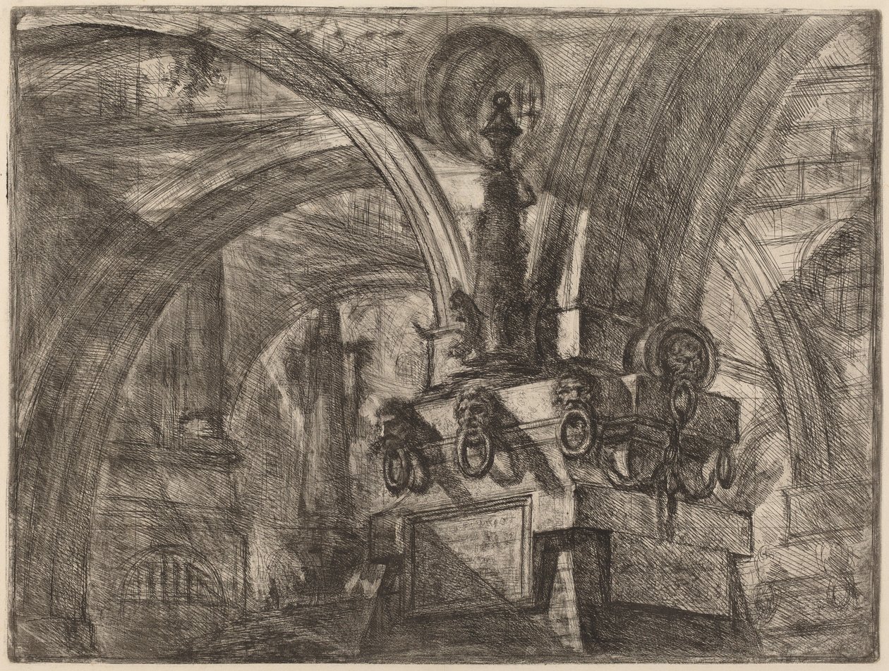 Laituri lampulla tekijältä Giovanni Battista Piranesi