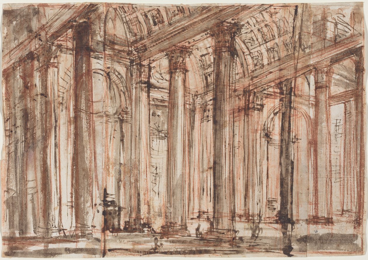 Pantheonin Portico tekijältä Giovanni Battista Piranesi