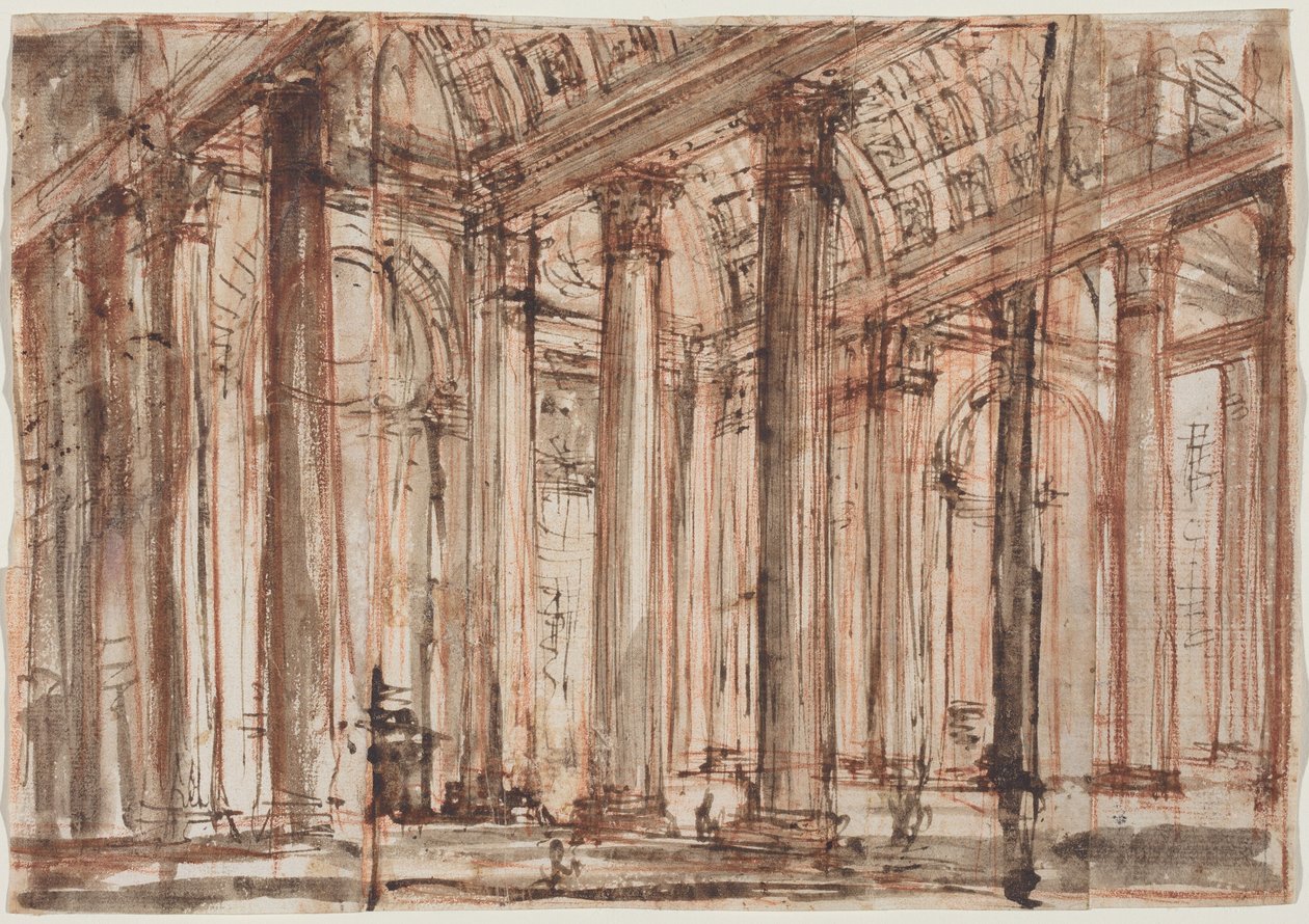 Pantheonin portti tekijältä Giovanni Battista Piranesi