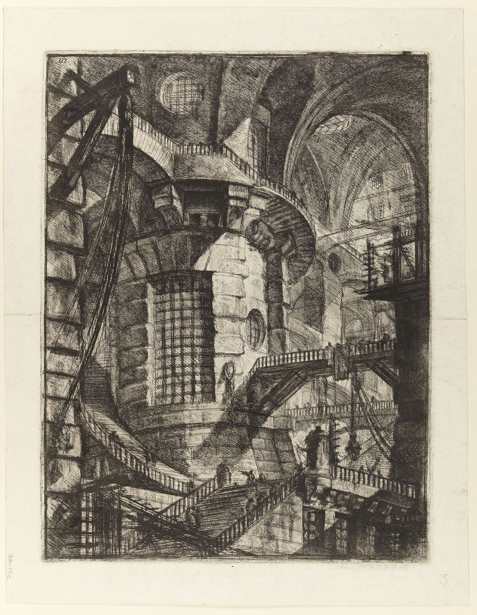 Pyöreä torni tekijältä Giovanni Battista Piranesi