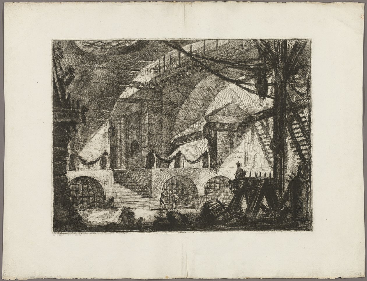 The Sawhorse, levy 12 Imaginary Prisonsista tekijältä Giovanni Battista Piranesi