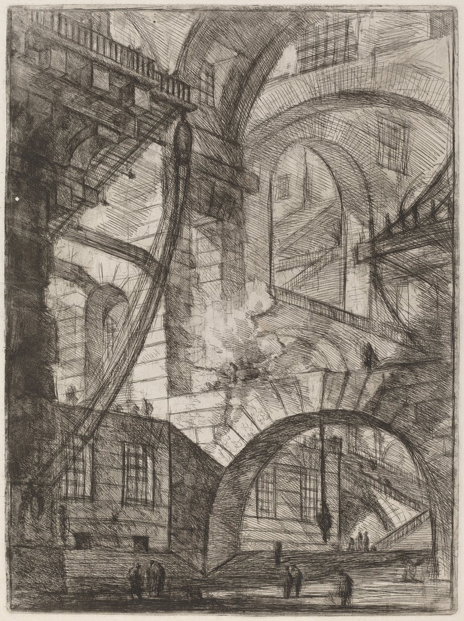 Tupakoiva tuli tekijältä Giovanni Battista Piranesi